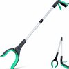 Grabber Reacher Tool – 32” Extra Long Foldable Gripper and Reaching Tool – Heavy Duty Pick Up Stick Grabbers for Seniors, Trash, Surgery Recovery Must Haves Gifts (Green)