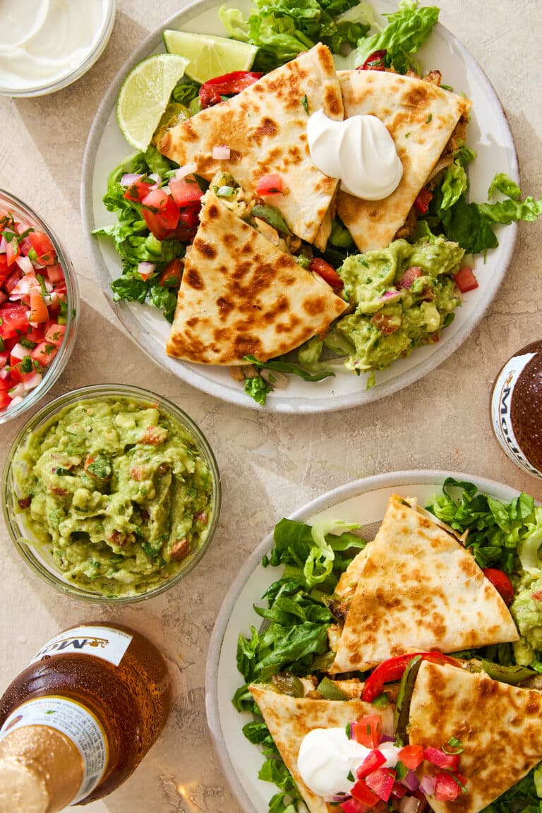 Chicken Fajita Quesadillas