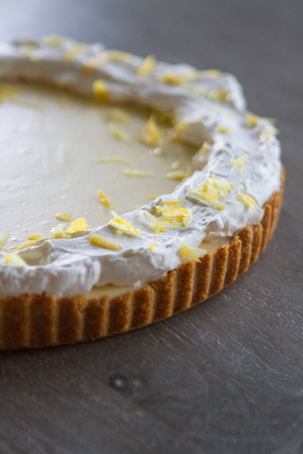 Lemon Cheesecake Tart - Lauren's Latest