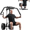 Mikolo Chest Fly Machine, PEC Fly and Reverse Delt Machine, 400 lbs Upper Body Specialty Machine for Pectoral and Rear Deltoid with Band Pegs, Chest, Back, and Shoulder Training for Home Gym