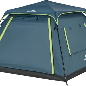Naturehike Cape Lite 4-6 Person Camping Tent, Easy Setup in Seconds Instant Cabin Tents for Family Camping & Hiking