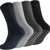 Non Slip Grip Socks for Men Women Crew Grippy Socks for Hospital Elderly | Pilates Yoga Socks,Christmas Socks Gifts for Seniors Elderly Crew Socks,Slipper Socks,Grippy Socks Woman Hospital Labor