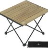 Ultralight Compact Camping Folding Table (Nature- S) | with Carry Bag, for Camping Backpacking Hiking Beach Picnic