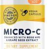 Vimergy Micro-C® Vitamin C Capsules 500mg, Vegan, 300 Servings, Value Size | Whole Body Immunity*, Equal to 7 Oranges, Promotes Collagen* and Healthy Bones*, Kosher, Vegan & Gluten-Free