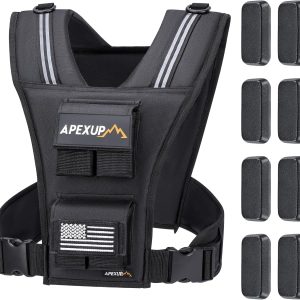 APEXUP Weighted Vest Men, Adjustable Weight Vest for Running