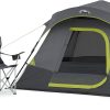 CORE 4 Person Instant Cabin Tent Camping Set | Includes 1 Pop Up Tent with 60 Second Setup, 1 Outdoor Table & 2 Camp Chairs | Perfect for Family Car Camping with Included Carry Bag
