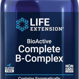 Life Extension BioActive Complete B-Complex, 60 Vegetarian Capsules